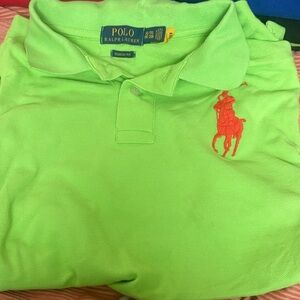 Polo by Ralph Lauren Kids Lime Green Short Sleeve Tee